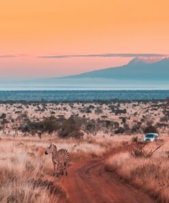 Fototapeta Západ nad Kilimandžárem