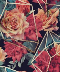 Fototapeta Květiny na tmavém pozadí