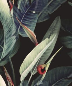 Samolepka na stěnu Textura tropických listů