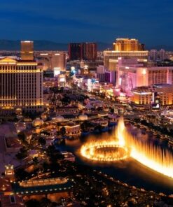 Fototapeta Las Vegas v noci