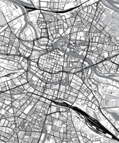 Fototapeta Mapa Wroclawi