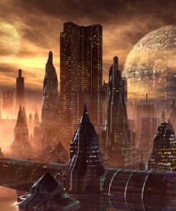 Fototapeta Fantastické město