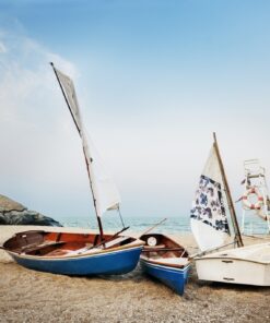 Fototapeta Żaglówki na Plaży