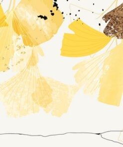 Samolepka na stěnu Zlaté listy 6