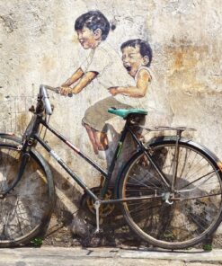 Fototapeta Děti na kole