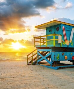 Obrázek pláže v Miami