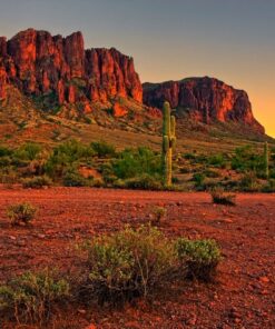 Fototapeta Pouštní hory