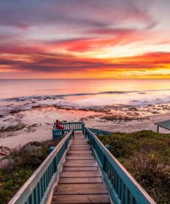 Fototapeta Západ slunce nad pláží