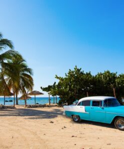 Fototapeta Staré auto na pláži