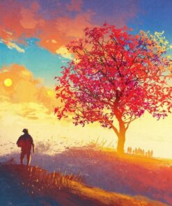 Fototapeta Podzimní západ slunce