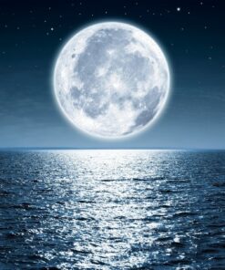 Fototapeta Úplněk nad oceánem