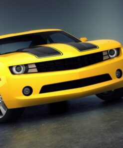 Fototapeta Žluté sportovní auto