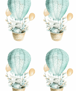 Fototapeta Králík v balónu