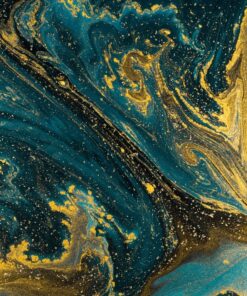 Fototapeta Zlatá a modrá barva