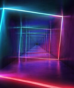 Fototapeta Neon Square