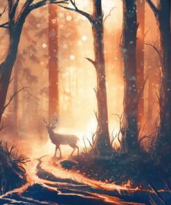 Fototapeta Jelen v lese 2