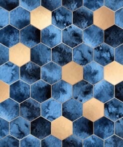 Fototapeta Zlaté šestiúhelníky 2