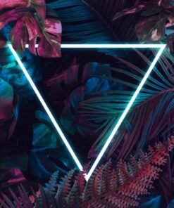 Fototapeta Fluorescent Triangle