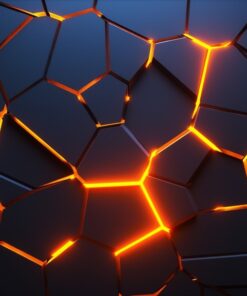 Fototapeta Praskající lávová skořápka