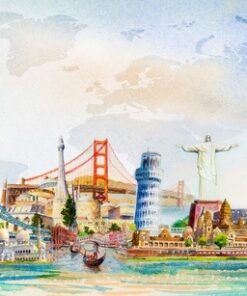 Fototapeta Slavné památky světa