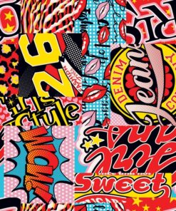 Fototapeta Comic Art Style