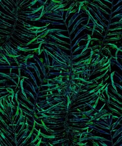 Fototapeta Neon Palm Leaves