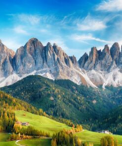 Fototapeta Krajina italských Dolomit