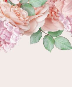 Fototapeta Květiny na béžovém pozadí