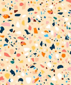 Nálepka na stěnu Kamenná textura na žlutém pozadí