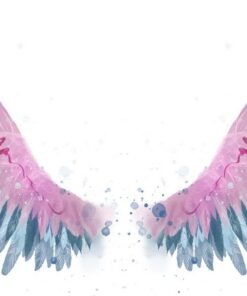 Fototapeta Pink-Blue Wings