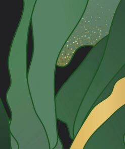 Fototapeta Podvodní abstrakce mořských řas