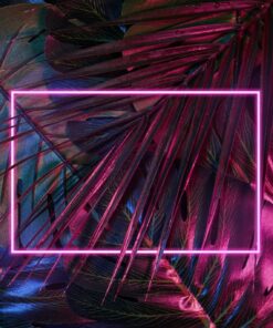 Fototapeta Tropické pozadí s listy