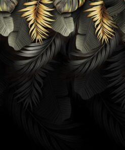 Samolepka na stěnu Botanické listy