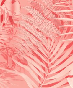 Fototapety růžové listy