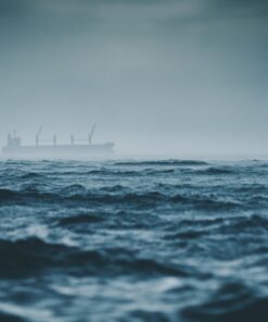 Fototapeta Rozbouřené moře a déšť