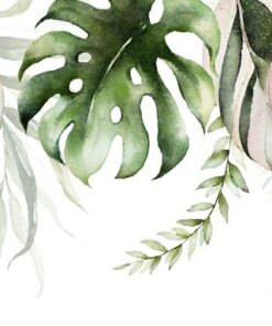 Fototapeta Orientální listy a květy