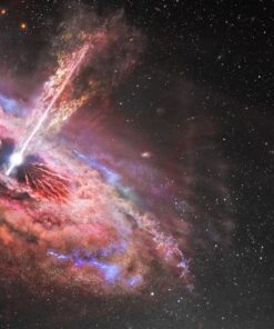 Fototapeta Mlhovina s barevnými hvězdami