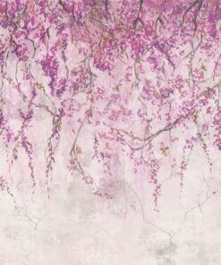 Fototapeta Růžové závěsné květiny