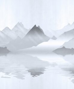 Fototapeta Pohled na jezero a hory