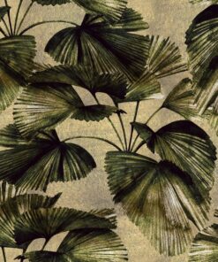 Samolepka na stěnu Listy ve vintage stylu