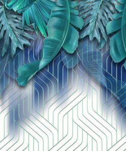 Fototapeta Blue Hanging Leaves