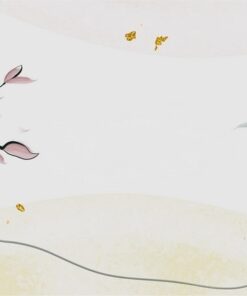 Fototapeta Třešeň a stébla trávy