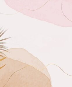 Fototapeta Palmové listy a květy