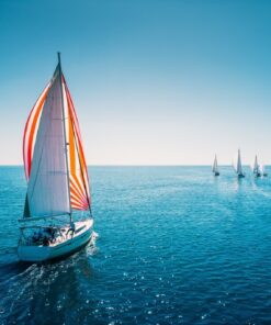 Fototapeta Plachetnice v moři 2