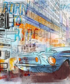 Fototapeta Městské auto