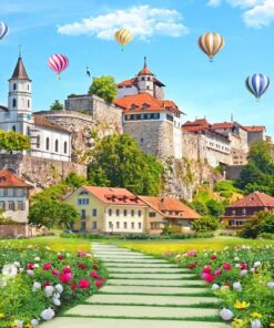 Fototapeta Dům se zahradou