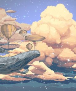 Fototapeta Velryba na obloze