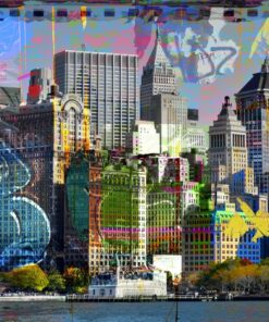 Fototapeta Panorama města 3