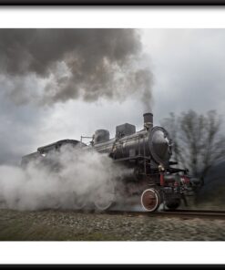 Plakát parní lokomotiva