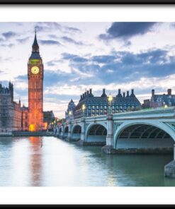 Plakát Londýn za soumraku